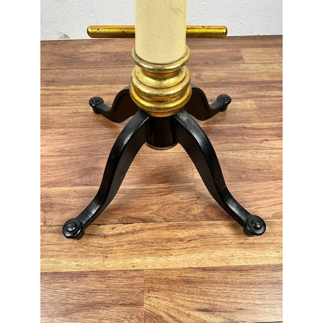 Metal Vintage Drexel Furniture Et Cetera Mid Century Iron Base Stools - Set of 5 For Sale - Image 7 of 10