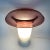 Modern Barbini Murano Glass Tulip Mauve and White Lamp For Sale - Image 3 of 12