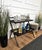 Unique and very elegant Italian Mid-Century Modern Art Deco dry bar cabinet cart with two tiers and highlighted by the...