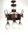 Antique Art Nouveau Chandelier, 1890s For Sale - Image 12 of 15