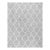Pasargad Home Moroccan Silver Microfiber & Cotton Area Rug- 5' 0" X 8' 0" For Sale