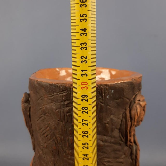 Vintage Terracotta Vase by Graziani Frido Pietrasanta, 1970s For Sale - Image 13 of 14