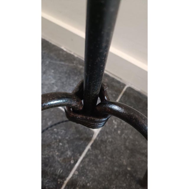 Wrought Iron Floor Lamp, 1940s For Sale - Image 16 of 17