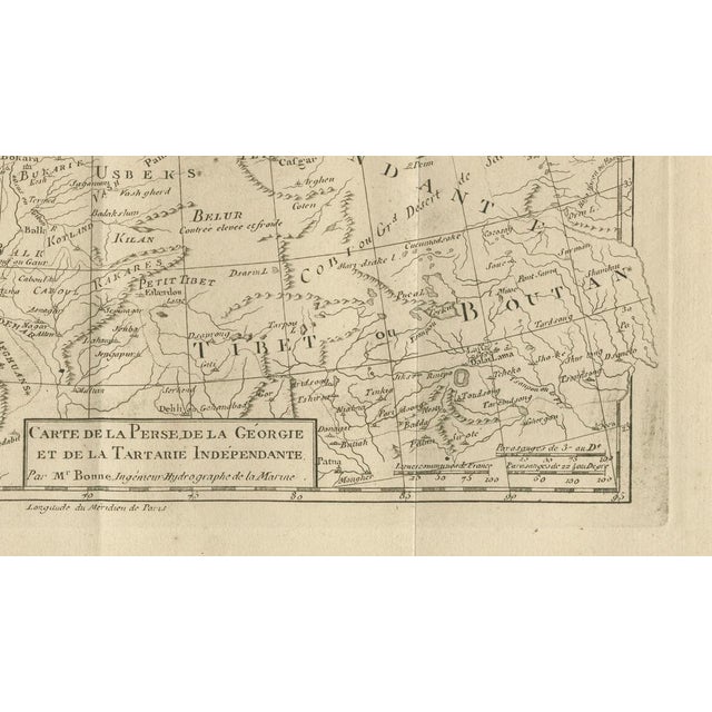 Antique Map of Georgia and Tartary, 1780 For Sale - Image 5 of 11