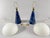 Vintage Prisma Table Lamps with Marble Shades, Italy, 2000s, Set of 2 For Sale - Image 6 of 18
