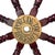 Ship's wheel “port de toulon 1885”, wood, napoleon iii era – france materials: wood and gilt brass period: 1880s, napoleon...