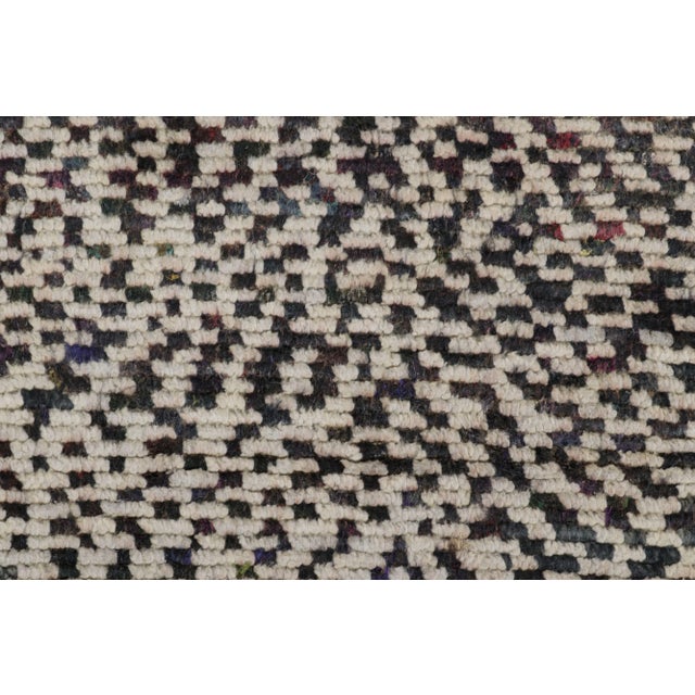 Rug & Kilim Rug & Kilim's Modern Rug in Monochromatic Black and White Abstract Pattern For Sale - Image 4 of 7