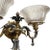 1900 - 1909 1900s Electrified Late Victorian Baroque Brass Gas Sconces With Shade, Pair For Sale - Image 5 of 5