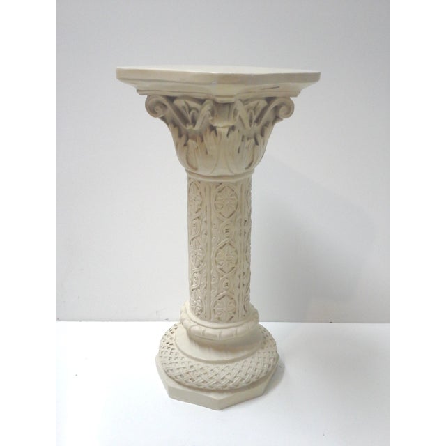 1960s Vintage Acanthus Leaf Pedestal Stand For Sale - Image 5 of 6