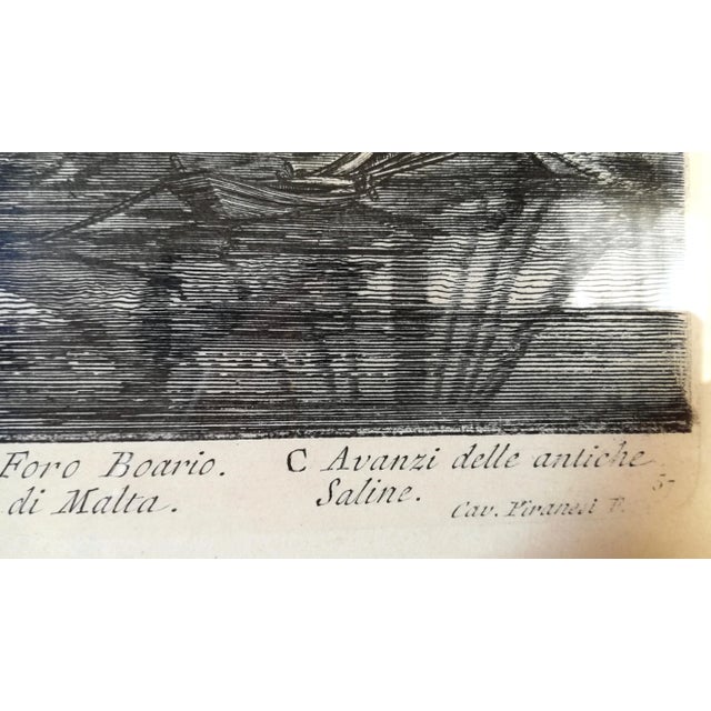 Piranesi, Views of Rome: Ancient Bel Lido Substructures, 1776, Etching, Framed For Sale - Image 4 of 9