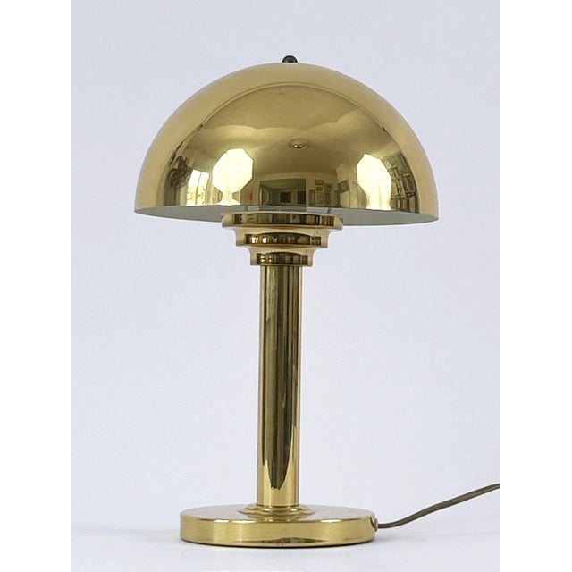 Mid-Century Modern Mid-Century Modern Brass Table Lamp from WSB, Germany, 1970s For Sale - Image 3 of 18