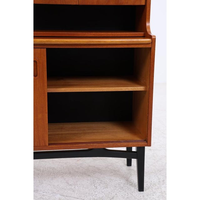 Mid-Century Teak Bookcase with Secretary For Sale - Image 14 of 18
