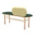 Green Eustache Bench in Natural Oak by Harto For Sale - Image 4 of 6