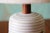 Gordon & Jane Martz 1960s Gordon and Jane Martz M56 Lamp for Marshall Studios White Tan Black Decorations 20" For Sale - Image 4 of 9