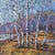 2000's Framed Contemporary Landscape Painting For Sale - Image 4 of 7