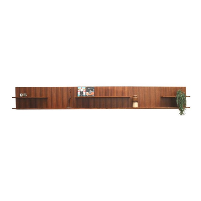 Contemporary Large Vintage Rosewood Wall System, 1960s For Sale - Image 3 of 15