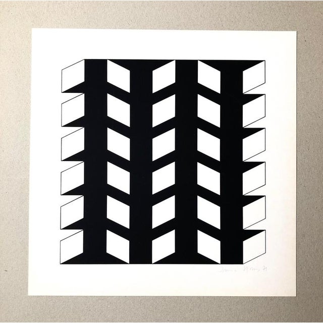 1970s Imre Kocsis, Untitled, 1977, Paper For Sale - Image 5 of 6