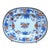 1800's Blue and Rust Platter For Sale