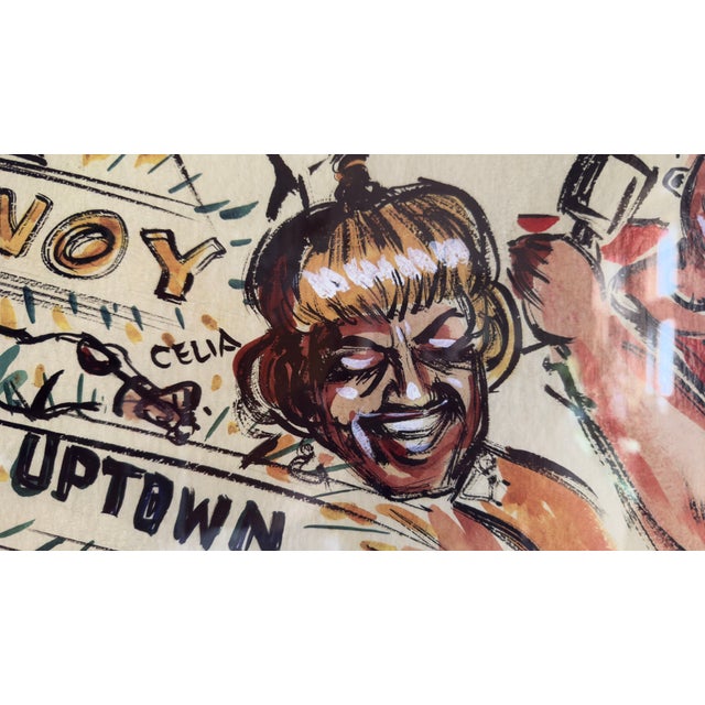 Figurative Framed Jazz Poster the History of Jazz Swing Wall Art by Bill Gallow Music Decor Print For Sale - Image 3 of 12