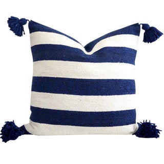 Moroccan Pom Pom Pillow For Sale