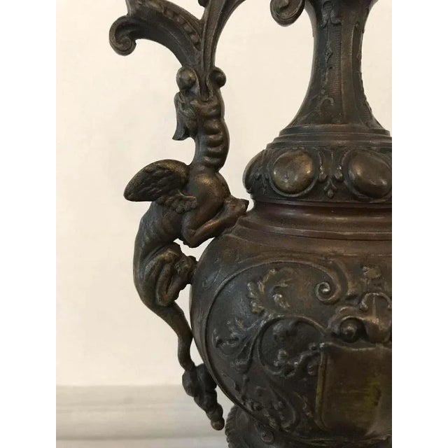 19th Century Renaissance Revival Dragon Ewer For Sale - Image 3 of 6