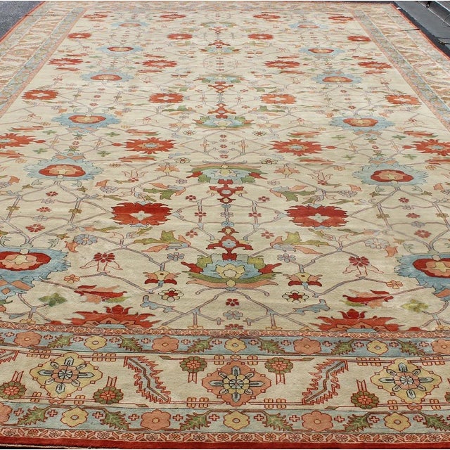 Very Large Vintage Serapi Rug With All-Over Pattern by Keivan Woven Arts 16'8" X 29'0" For Sale In Atlanta - Image 6 of 11