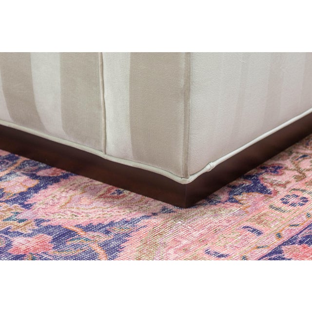 Almond DreamSofa Alton 2 Piece Contemporary Modern Sectional Sofa With Almond Fabric For Sale - Image 8 of 9