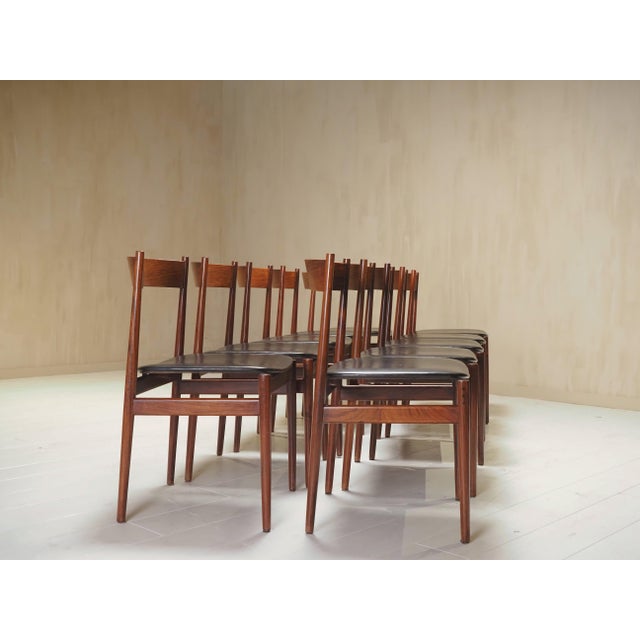 Model 101 Dining Chairs by Gianfranco Frattini for Cassina, Italy, 1960s, Set of 10 For Sale - Image 3 of 15