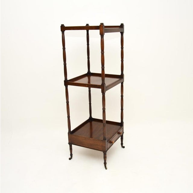Antique Georgian Whatnot Stand, 1810s For Sale - Image 3 of 11