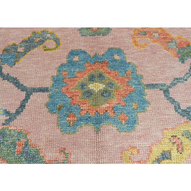 Early 21st Century Turkish Oushak Rug 4'10" x 7'2" #19053 For Sale - Image 5 of 8