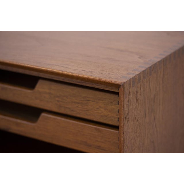 Vintage Danish Teak Secretaire by Hvidt and Mølgaard-Nielsen for Søborg Møbelfabrik, 1960s For Sale - Image 11 of 16