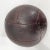 Vintage Mahogany Leather Medicine Ball, 1930s For Sale - Image 4 of 10