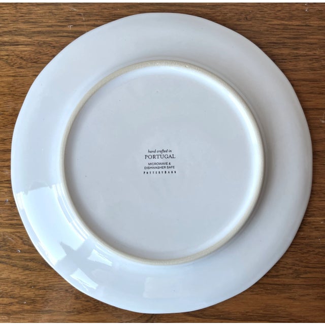 Pottery Barn "Charlotte" Faience-12 Place Settings & Serving-52 Pieces-Portugal For Sale - Image 4 of 8