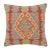 Boho Chic Turkish Vella Hand Woven Kilim Pillow For Sale