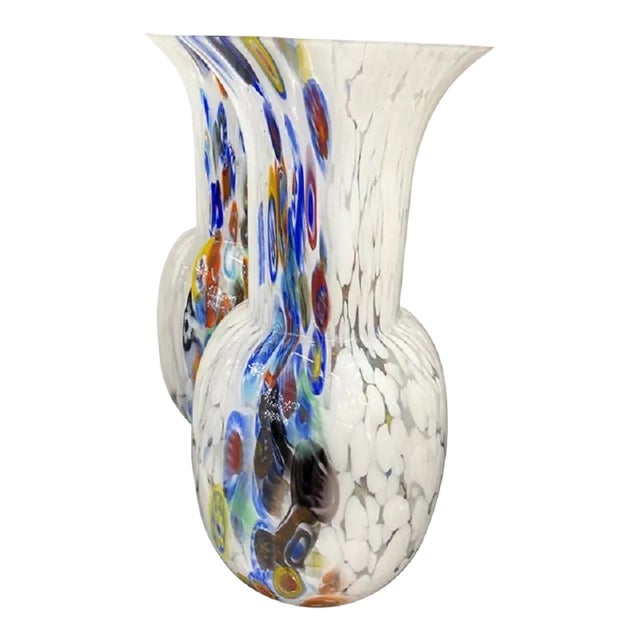Vases in Murano Glass Style by Simoeng, Set of 2 For Sale