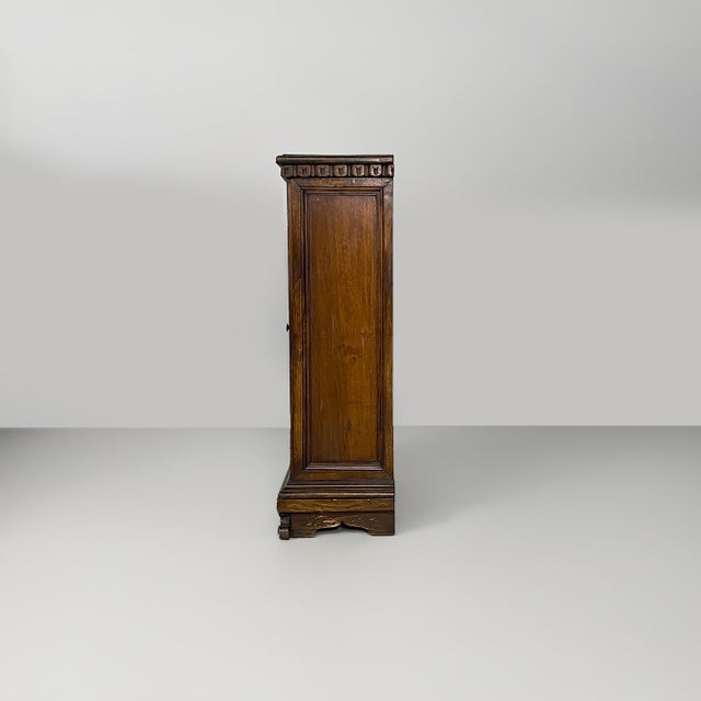 Italian Wooden Bedside Cabinet, 1800s For Sale - Image 3 of 18