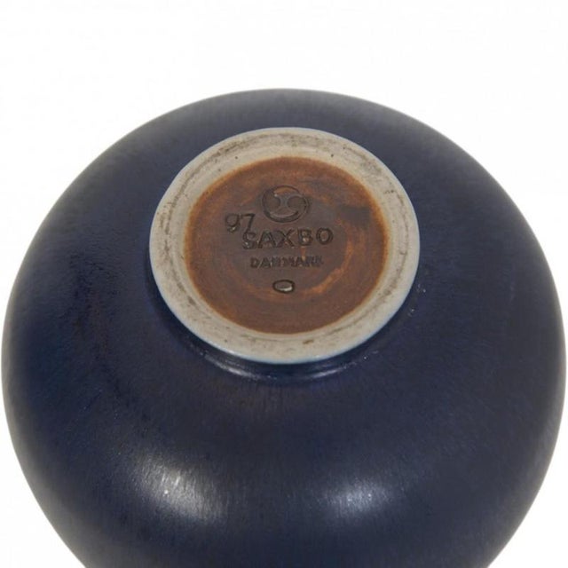 Small Vase in Stoneware by Eva Stæhr-Nielsen for Saxbo For Sale - Image 4 of 5