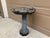 Late 20th Century Vintage Grotto Style Cast Concrete Shell Birdbath For Sale - Image 5 of 12