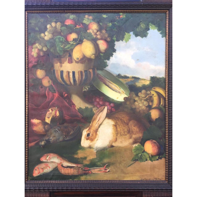 Textile Still Life, Oil on Canvas by Bartolome Mongrell, 1895, Spain For Sale - Image 7 of 11