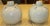 Chinese Pair of Vintage Circa 1970 Chinese Longquan Celadon Porcelain Shou Motifs Rotund Wine Jugs For Sale - Image 3 of 8
