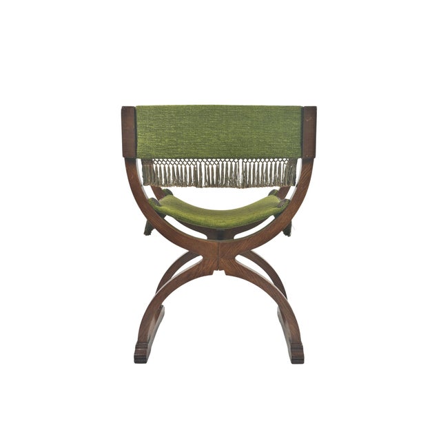 Spanish Wood Armchair, 1940s For Sale - Image 6 of 17