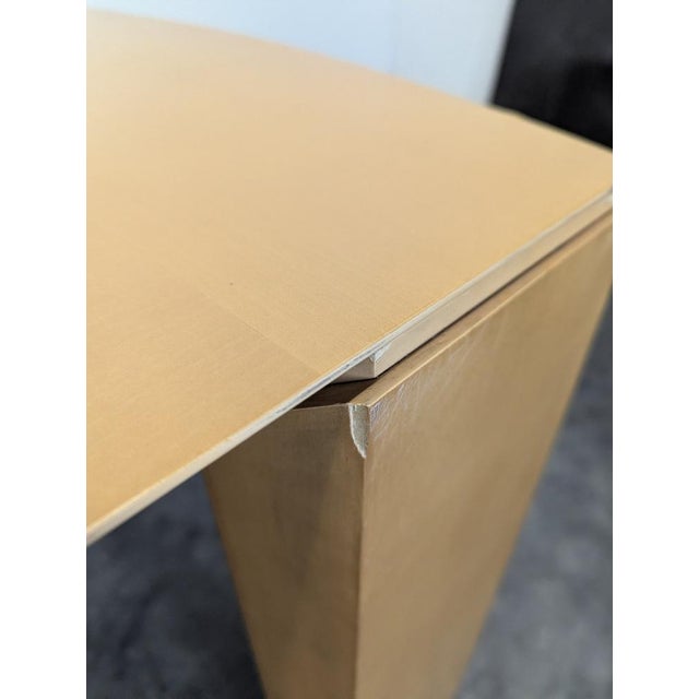Brown Conference Table in Maple Veneer, 1980s For Sale - Image 8 of 10