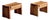 T38 Bedside Tables in Oak attributed to Pierre Chapo, 2010, Set of 2 For Sale