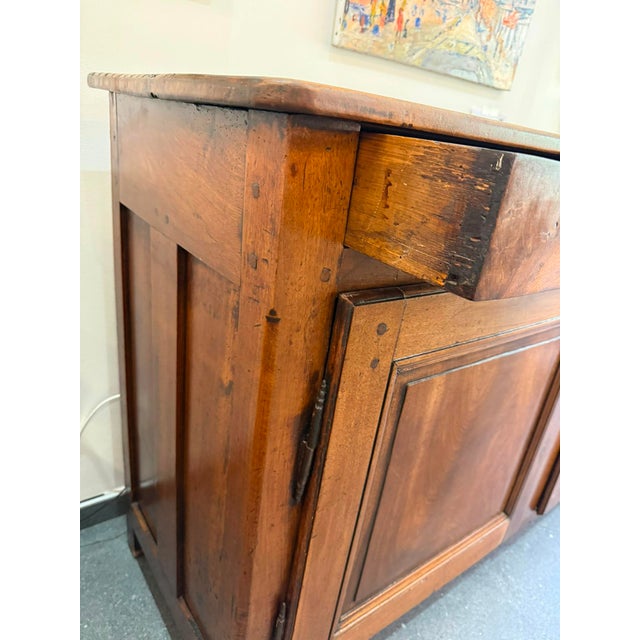 Antique Walnut Buffet with 3 Drawers, 1850 For Sale - Image 16 of 18