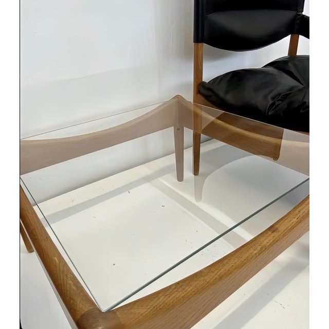 Mid-Century Modus Armchair, Table & Stool in Oak by Kristian Solmer Vedel for Soren Willadsen, Denmark, 1960s, Set of 4 For Sale - Image 16 of 18