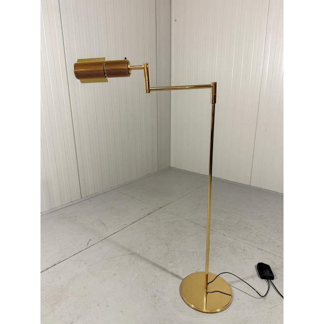 Brass Haloprofil 878HR Floor Lamp by Viktor Frauenknecht for Swisslamps International, 1970s For Sale - Image 16 of 18