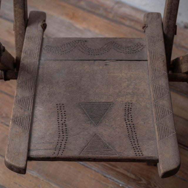 African West African Tribal Folding Safari Armchairs, 19th Century For Sale - Image 3 of 15