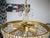 Metal German Gilt Brass and Crystal Chandelier from Palwa, 1960s For Sale - Image 7 of 8