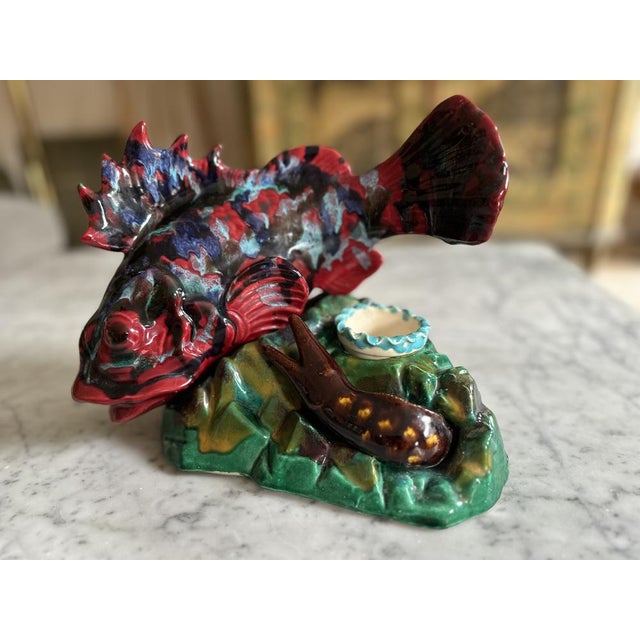 Ceramic Fish in the style of Vallauris, 1950s For Sale - Image 6 of 16