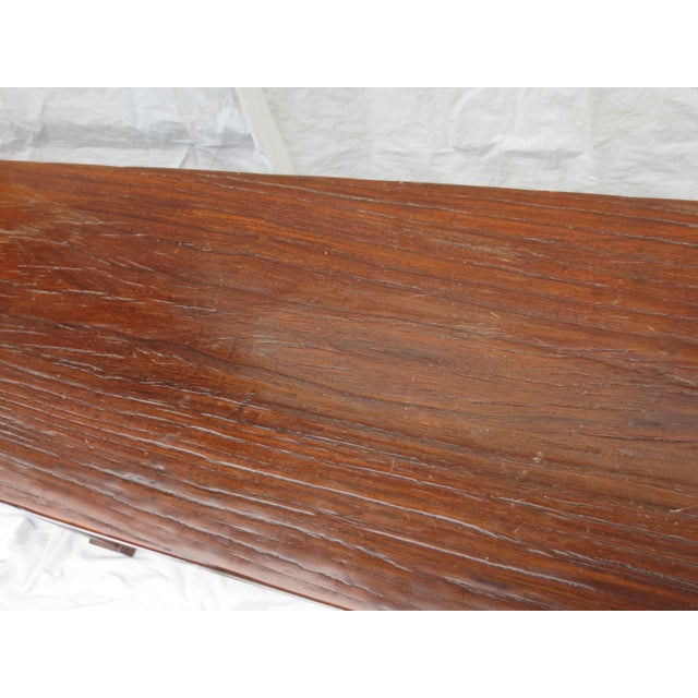 Antique Chinese Elm Altar Table Circa 1900 For Sale - Image 9 of 11